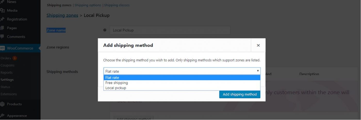 How to Add Pick From Store as Shipping Method